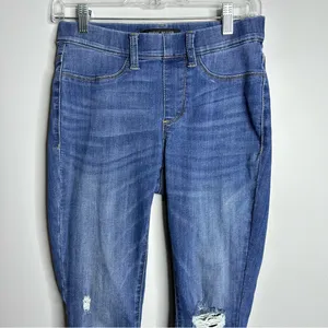 Judy Blue Size 3/26 High‎ Waisted Distressed Skinny Fit Pull On Jeans Stretch thumbnail 2