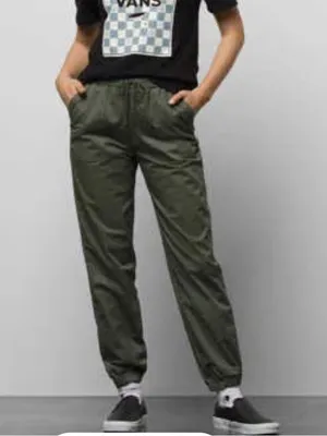 Vans Chamber II Jogger Women's Elastic Waistband Army Green Size XL Cotton Blend thumbnail 2