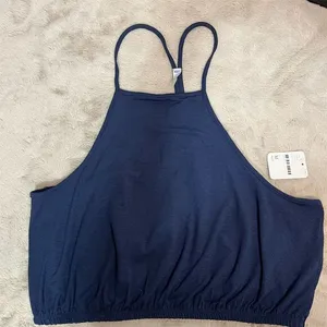 FP Movement Women's Halter Tank Top Blue Size M Sleeveless Casual thumbnail 2