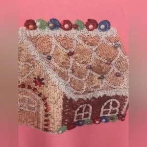 Boutique Gingerbread House Holiday Sweatshirt thumbnail 4