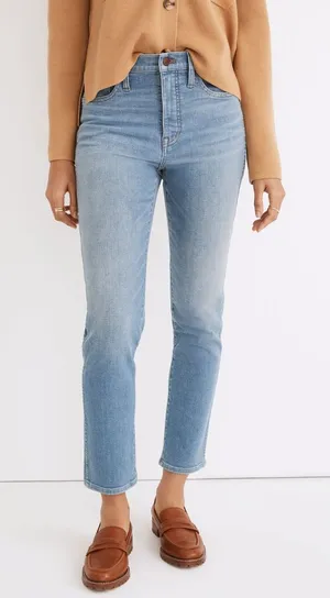 Madewell Stovepipe Jean Euclid Wash Size 26‎ Minimalist Casual Preppy thumbnail 1