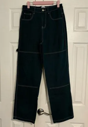 Princess Polly Copeland Jeans Green thumbnail 3