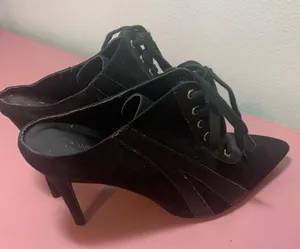 Witchy Boots Size 9 Ladies Wild Diva Lace Up 4” Heels thumbnail 6