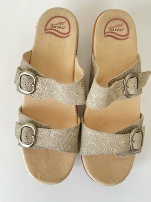 Dansko Sophie wedge sandals cream size 40 US 8.5 thumbnail 7