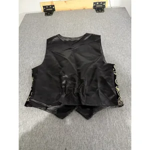 Norton McNaughton Velvet Beaded Whimsy Goth Renaissance Vest Sz 10 Festival thumbnail 9
