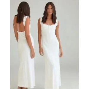 Princess Polly Midi Dress Women 10 White Lace Trim‎ Cottagecore Summer Romantic thumbnail 2