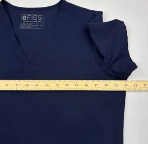 FIGS Navy V Neck Casma Scrub Top Small thumbnail 7