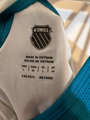K-Swiss Teal Athletic Tennis Mini Dress with White Trim thumbnail 2