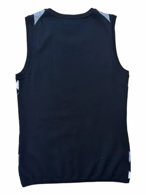 Brooks Brothers Merino Wool Argyle Knit Sweater Vest thumbnail 2