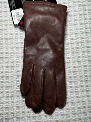 Ladies Genuine Leather Thinsulate 40 Gram Insulated Gloves Brown Size Small New thumbnail 2