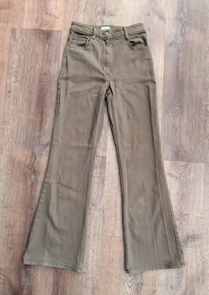 Aritzia Wilfred Free Brown Wide Leg Pants Size 2 thumbnail 1