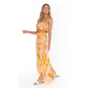 Show Me Your Mumu Caribbean Cocktail Limbo Pants Teeny Tube‎ Top Set S thumbnail 7