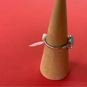 Bomb Party RBP7448 “Something About Us” Topaz/Quartz on Rhodium Size 9 Ring NWT thumbnail 2