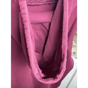 Nike Sportswear Rally Essentials Pullover Hoodie Women XL Burgundy CI1192-638 thumbnail 9