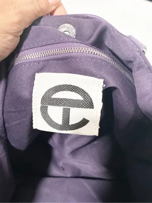 Telfar Large Shopping Bag Grape Purple Tote Handbag Shoulderbag thumbnail 5