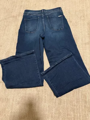 White House Black Market high-rise wide leg jeans Sz 10 thumbnail 5