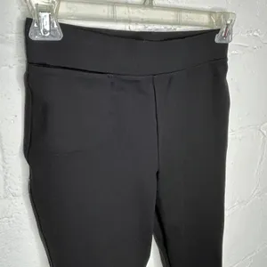 Quince‎ Women's Black Ultra-Stretch Ponte Skinny Pants Size Medium W-PNT-26 thumbnail 3