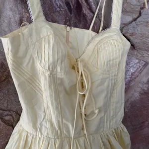 Commense Tied Front Sleeveless Pleated Dress size Xs thumbnail 4