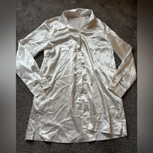 Princess Polly Satin Button Down thumbnail 1