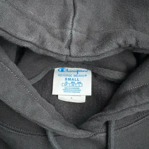 Champion Reverse Weave Black Hoodie size small thumbnail 2