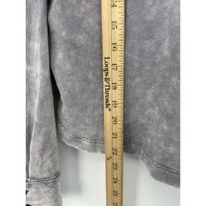 Evereve Ana Pocket Sweatshirt Washed Purple Gray XS Lounge Casual thumbnail 10