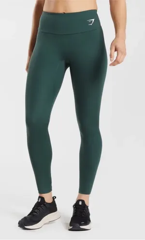 GYMSHARK Green Training Leggings High Rise thumbnail 1