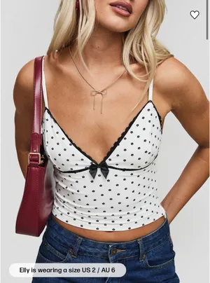 Princess Polly Polka Dot Top thumbnail 1