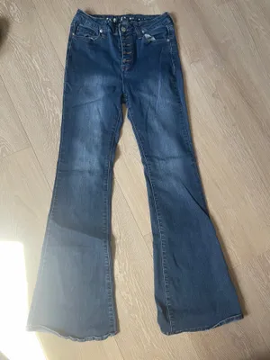 Dark Blue Flared Jeans Size 25 thumbnail 1