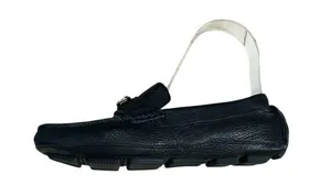 Cole Haan Shelby II Tumbled Leather driving Loafers Gold CH Logo Size 5.5 Black thumbnail 5