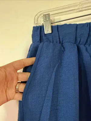 Zenana Outfitters Navy Blue Drawstring Pants- NWOT thumbnail 3