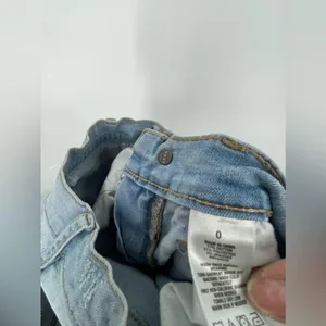 Aeropostale blue jeans size‎ 0 with rips thumbnail 2