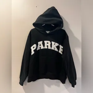 Parke Varsity Black Sweatshirt Hoodie Size L/Xl thumbnail 3