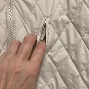 *Columbia Off White Mock Neck Quilted Large Long Sleeve Puffer Jacket #HC thumbnail 8