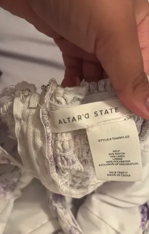 Lavender Altar'd State Dress thumbnail 2