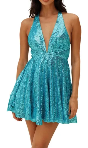 Vivimos amazon sequin dress thumbnail 1