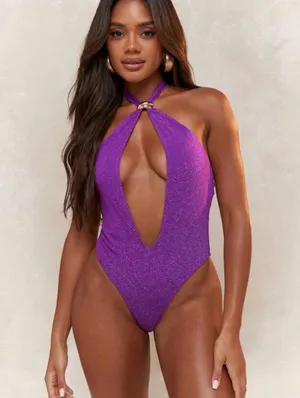 Purple swimsuit  thumbnail 1