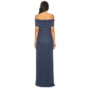 LIONESS Field Of Dreams Dress in Navy Small New Womens Maxi Gown thumbnail 3
