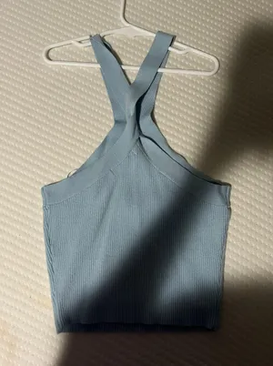 Blue criss cross top Size XS thumbnail 2