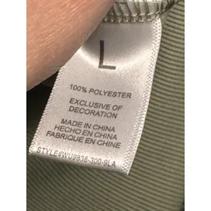 Bearpaw Outdoors Ribbed Quarter Zip Pullover Sage Green‎ Large NWT - Lg thumbnail 8