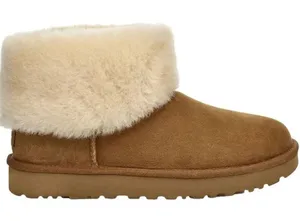 UGG Mini Fluff Cuff Boots Women’s Sz.7 thumbnail 1