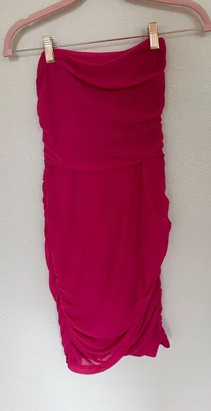 Pink Hoco dress thumbnail 1