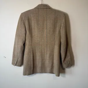 VTG The Limited Wool Blend Herringbone Tweed Blazer Career Academia‎ Size 6 thumbnail 6