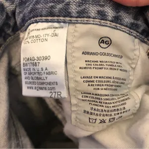 AG‎ Adriano Goldschmied Phoebe Vintage Distressed High Waisted Light Jeans 27 thumbnail 4