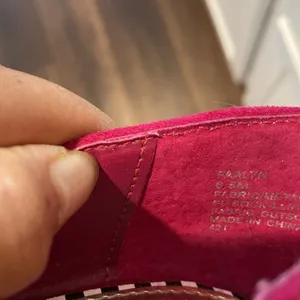 Betsey Johnson Faalyn Fuschia Studded Pointed Toe heels rocker size 6.5 quirky thumbnail 10