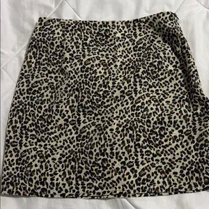 SheIn Leopard Print Mini Skirt Y2K Animal Print Bodycon Skirt Size Small thumbnail 5
