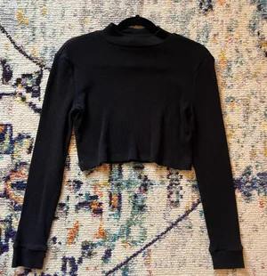 Forever 21 Cropped Turtle Neck Long Sleeve thumbnail 1
