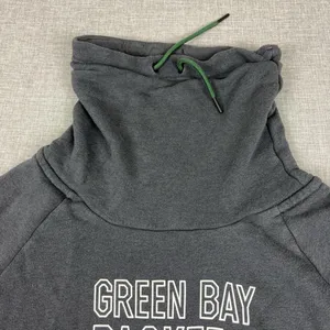 Green Bay Packers Sweatshirt Mens Large Gray NFL Football Nike Cowl Neck thumbnail 4
