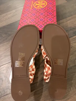 New in Box Tory Burch Selby Scarf Sandal Sz 8 thumbnail 11
