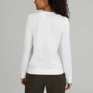 Lululemon | Swiftly Breathe Long Sleeve Athletic Top in White thumbnail 3