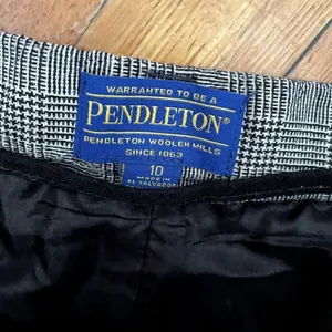 Pendleton‎ checkered dress pants business casual comfortable knit trousers thumbnail 3